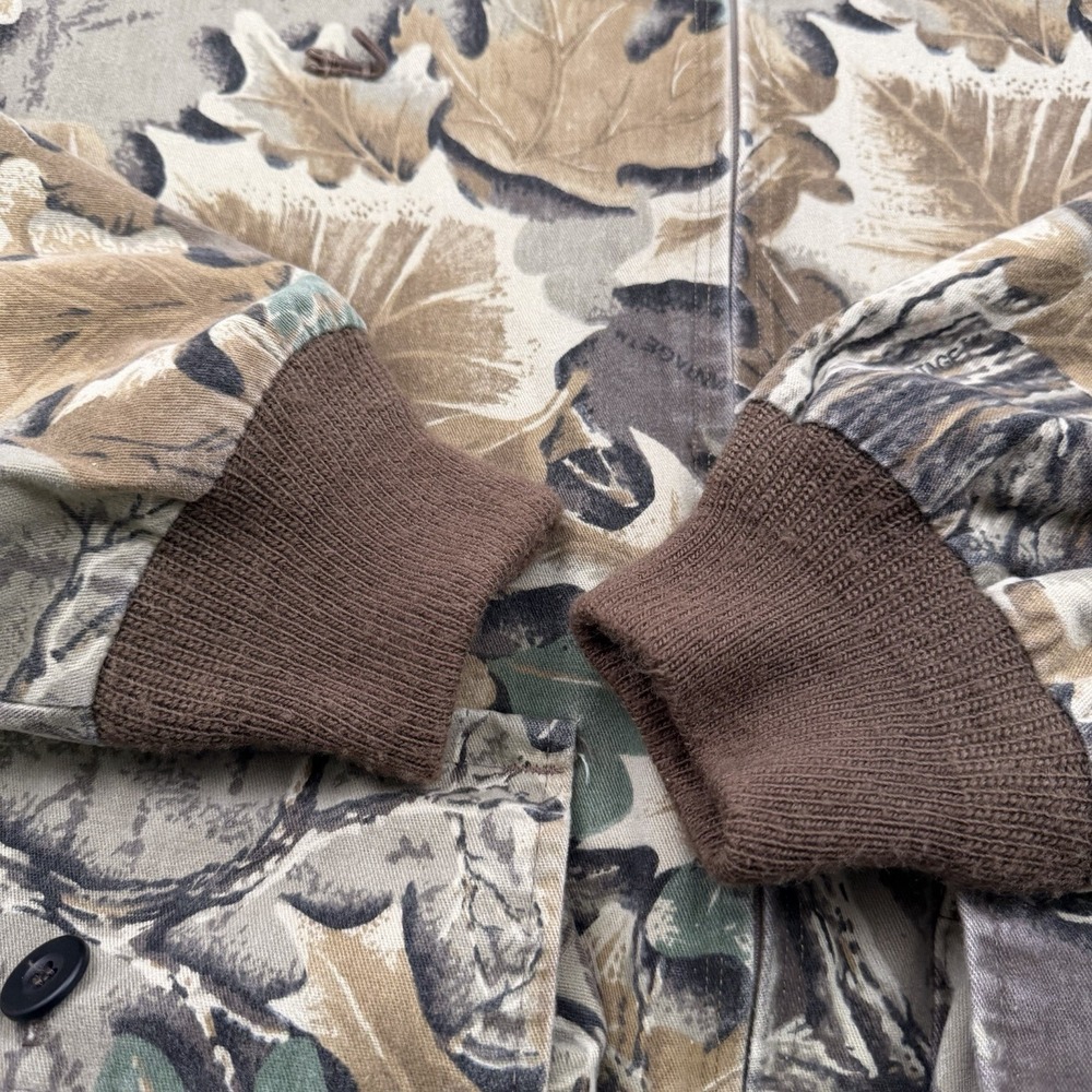Vintage American Traditions 10x‎ Jacket Mens Large Realtree Camo Cavas Full Zip - Picture 5 of 13